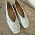 NWOB Frye Claire Woven Flat Sandals