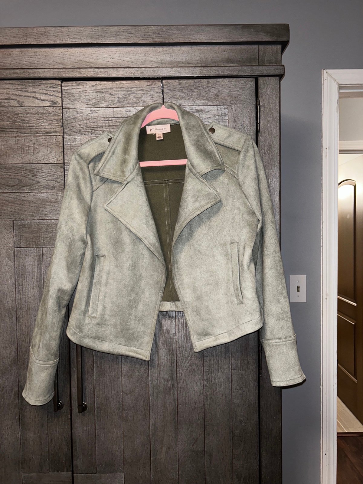 Green Suede Jacket