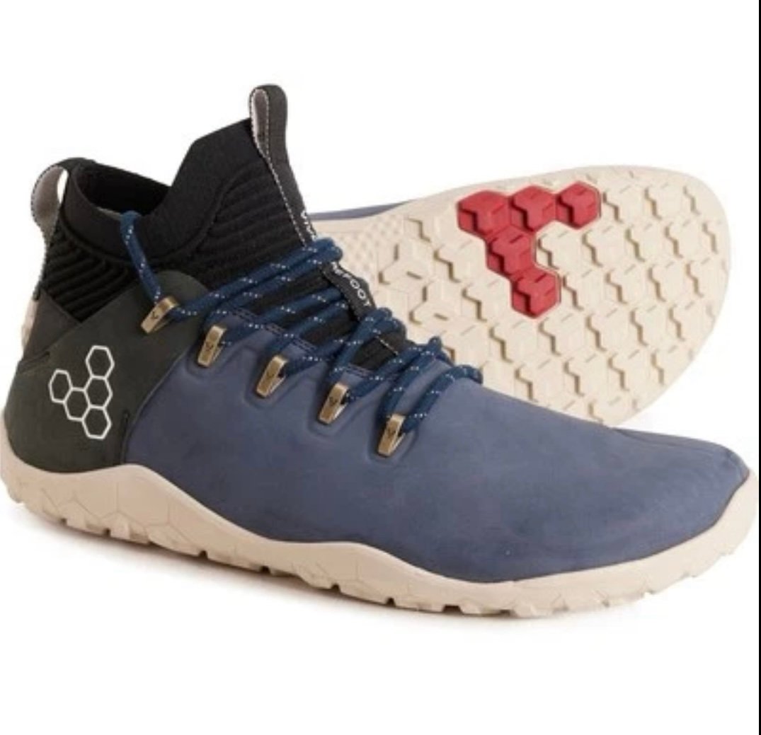Vivobarefoot Magna FG Wild Hide Leather Womens Wide Toe Box Hiking Sneaker EU 39