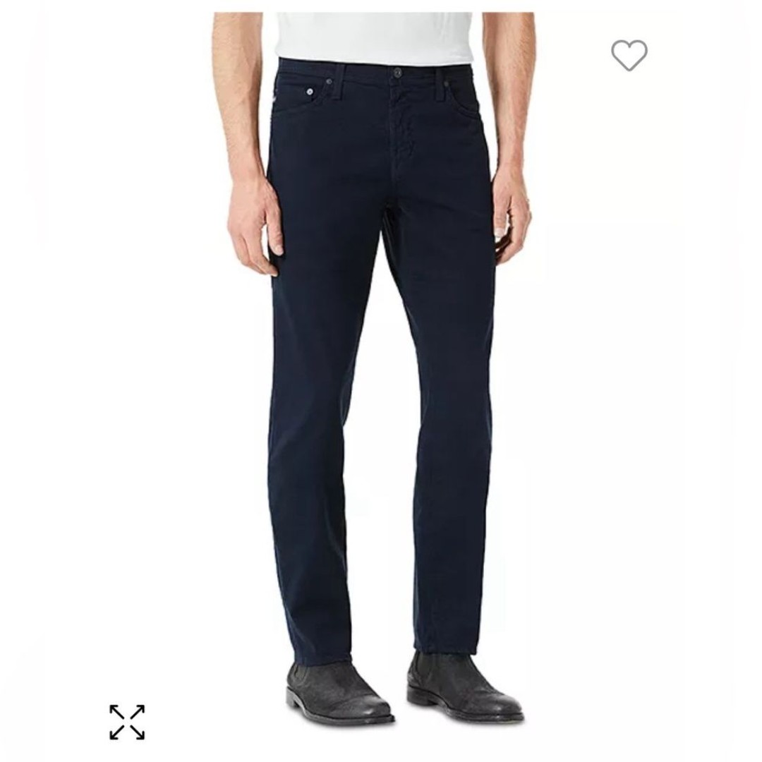 Adriano Goldscmhied The Tellis Modern Slim Twill Pants 32x32 New Stretch Black