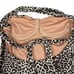 J. Crew Ruched-cup one-piece in leopard print size 20