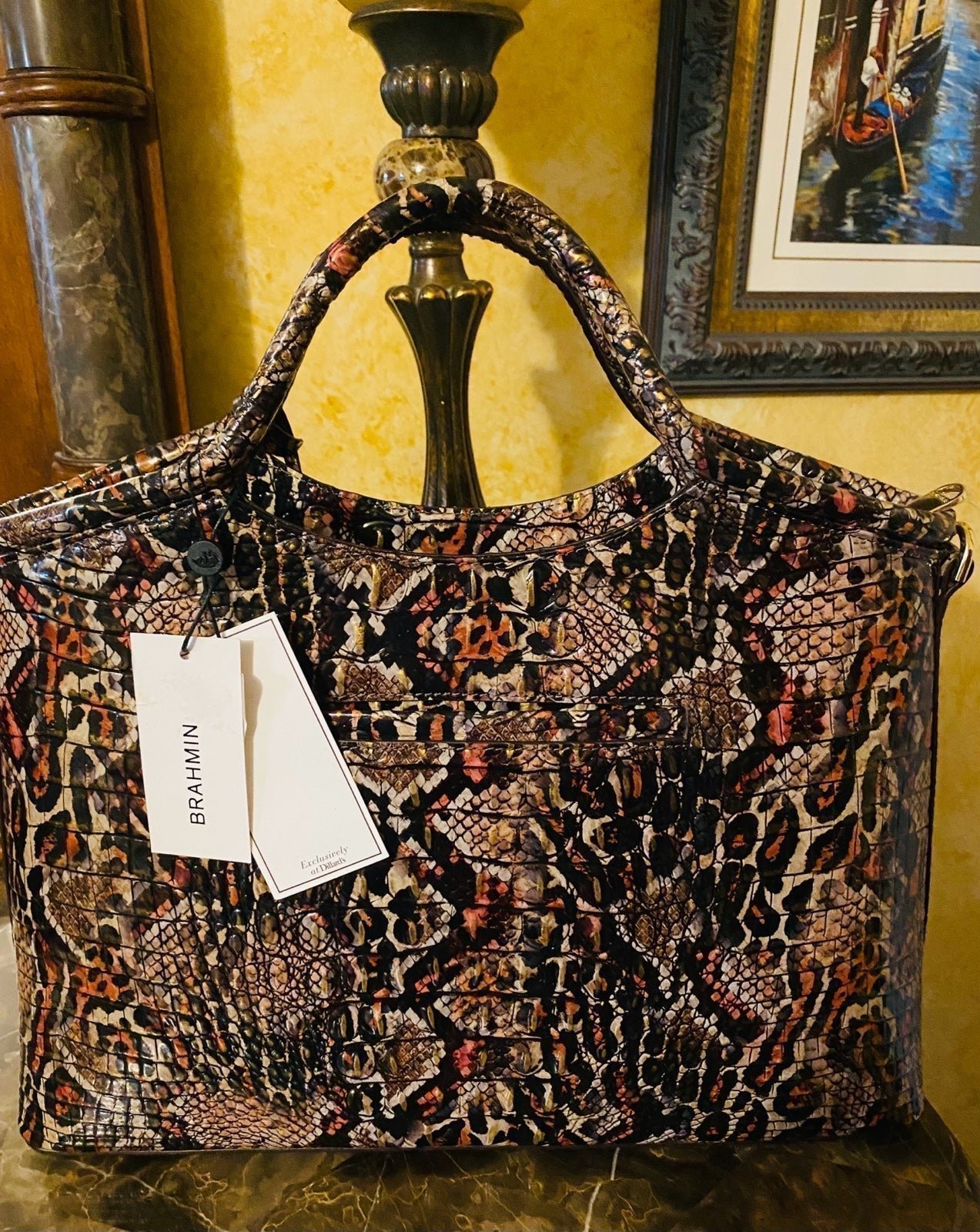 NWT Brahmin Charisma Elaine Satchel
