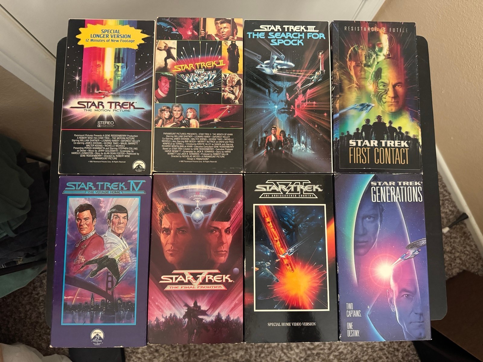 Star Trek Movies VHS Collection