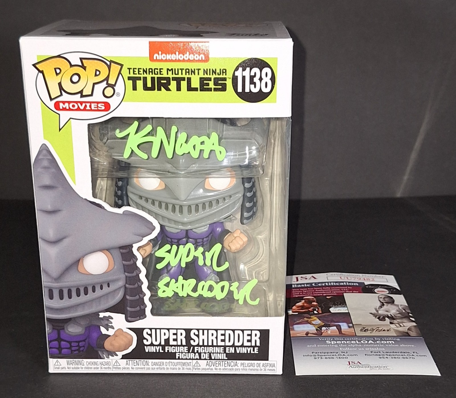 Kevin Nash autographed Funko JSA COA