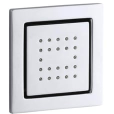 KohlerWaterTile™ Square 22-nozzle single-function body spray, 2.5 gpm  K-8003-CP