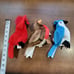 NWT TY Beanie Babies Set of 3 Songbirds Rocket Mac Early Vintage