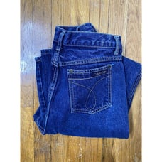 Vintage 1980's Calvin Klein Jeans High Rise Size 13 Made in the USA 100% Cotton