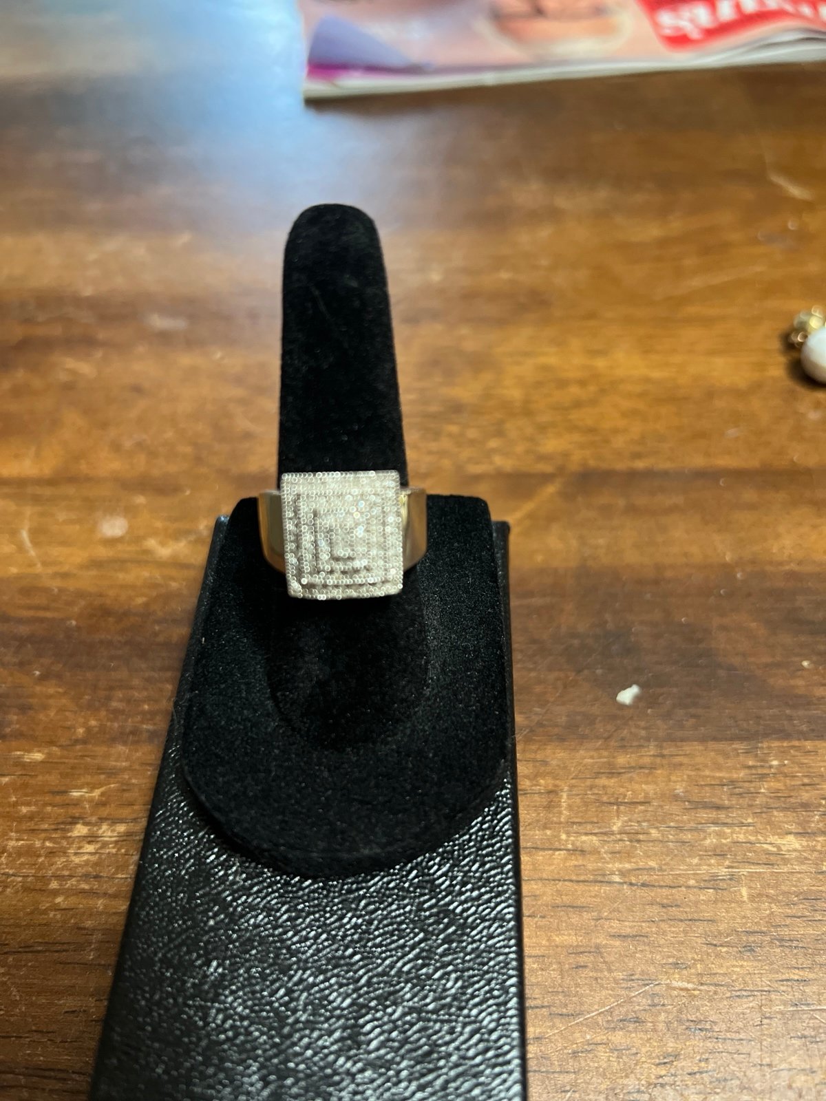 Size 6 Diamonique Ring