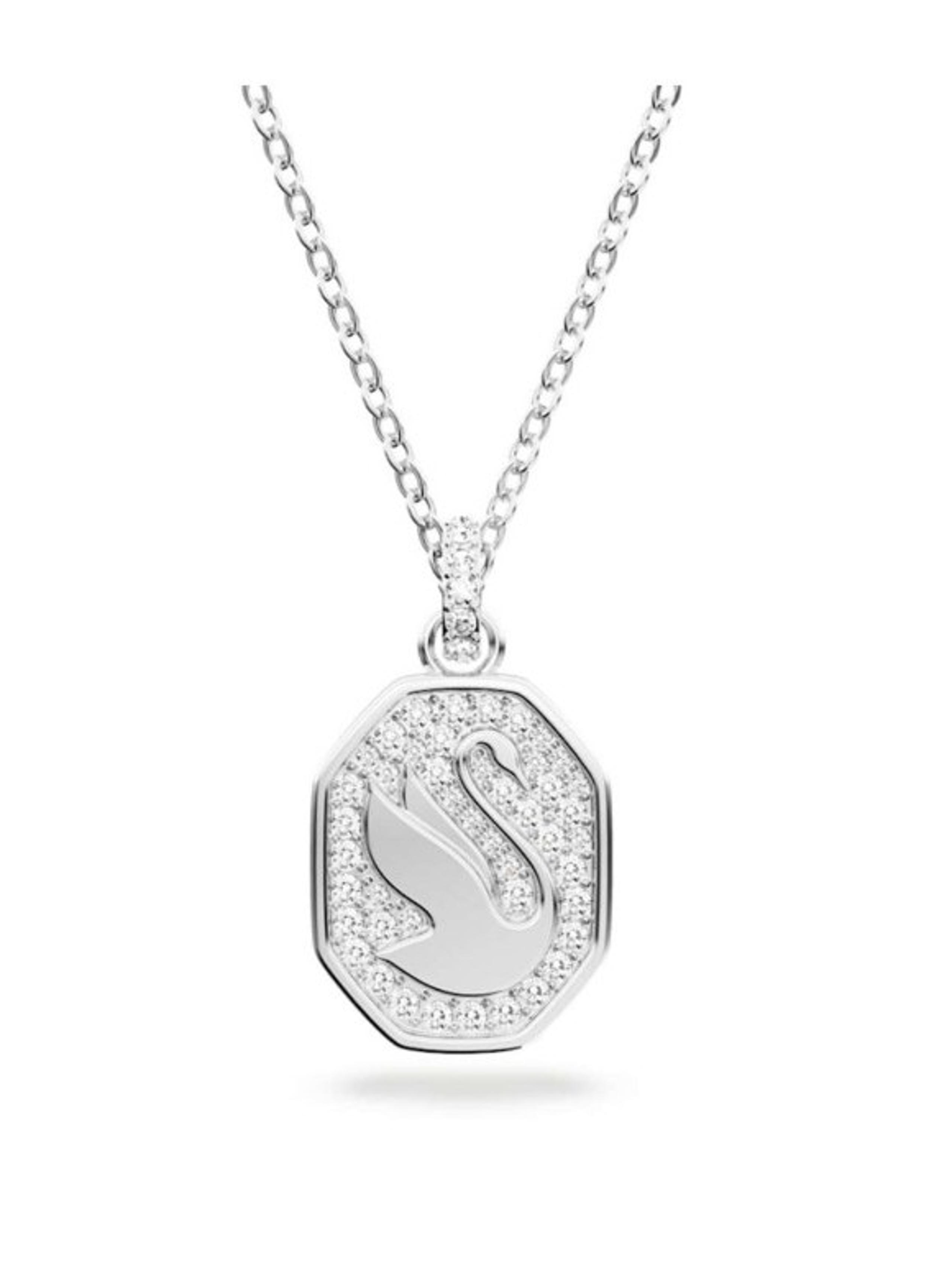 Swarovski Swan Long Pendant Necklace