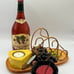 Vintage Yankee Candle Wine Bottle Cheese Grape Tart Tea Light Holder Wax Warmer