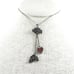 Harley Davidson Bar Shield Rose Heart Gemstones HD Necklace Valentine