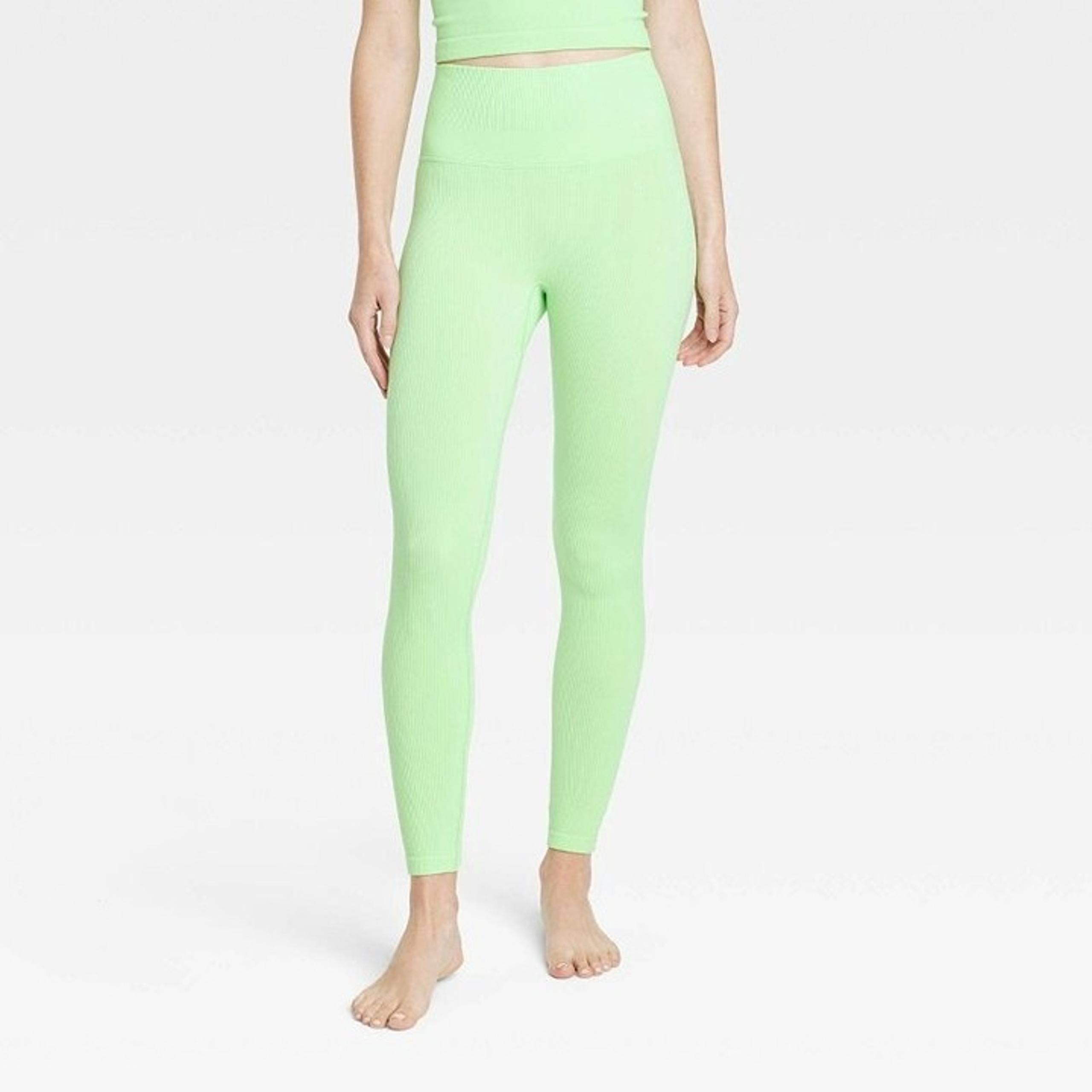 NWT All In Motion Women's Seamless High-Rise Rib Leggings - All In Motion™ Light