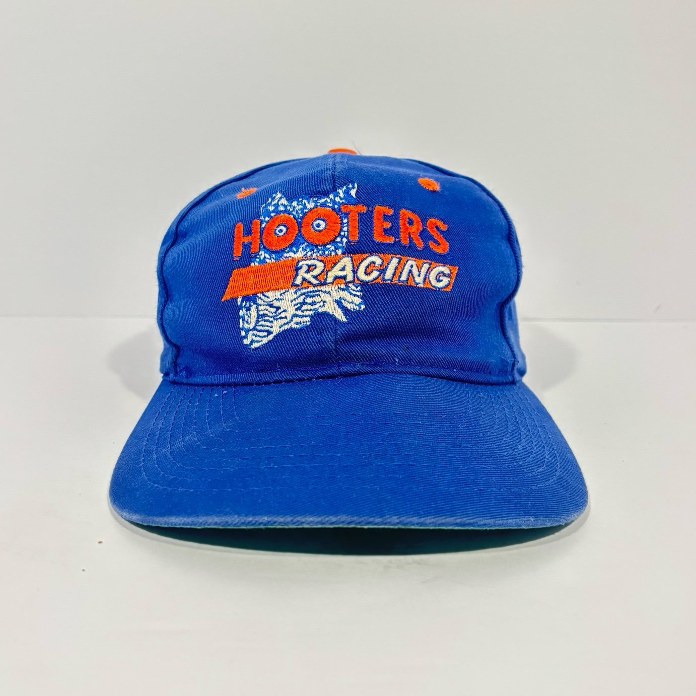 Vintage Hooters Racing Loy Allen NASCAR Checkered Flag Sports Hat