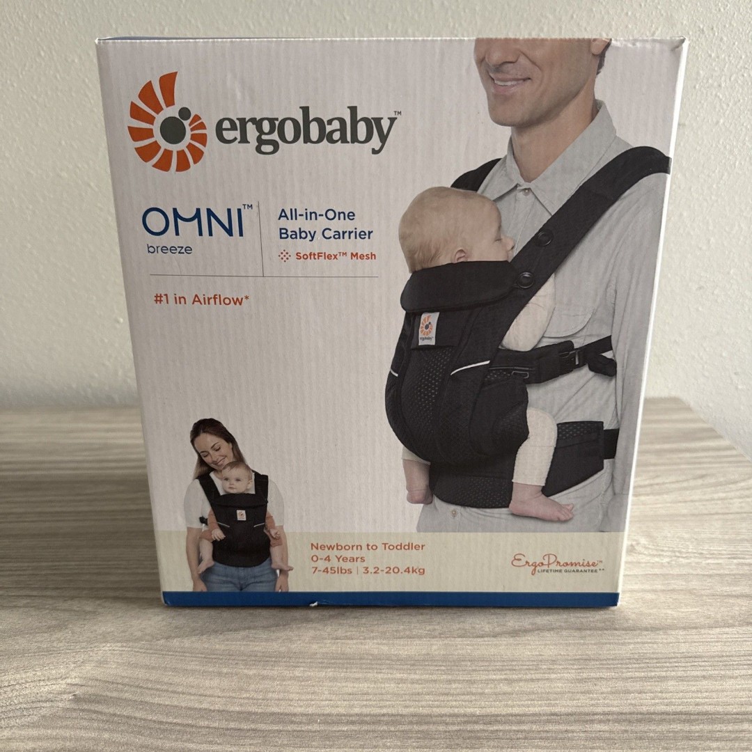 Ergobaby Omni Breeze All-in-One Baby Carrier (Newborn to Toddler 0-4years)