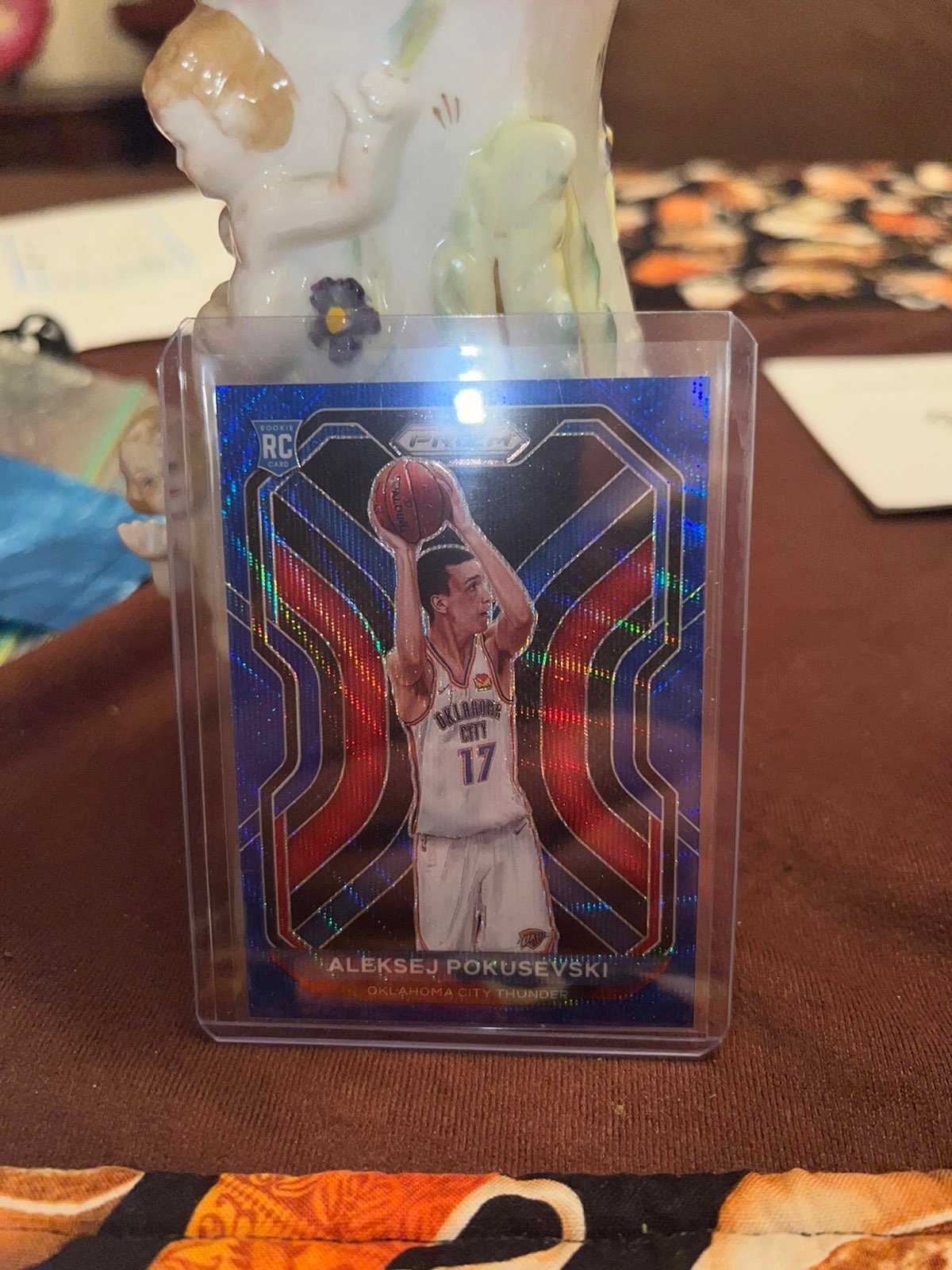 2020-21 Panini Prizm #264 Aleksej Pokusevski RC Rookie Blue Wave PRIZMS