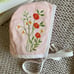 Embroidered Baby Bonnet