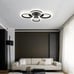 Modern Contemporary LED Ceiling Light Fixture with Remote Control, 22 Dimmable