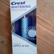 Crest whitening emulsions 2 boxes