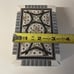 Vintage Pearl Inlaid Marquetry Wood Box ( Stash Jewelry Trinket Keepsake )