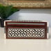 Vintage Pearl Inlaid Marquetry Wood Box ( Stash Jewelry Trinket Keepsake )