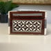 Vintage Pearl Inlaid Marquetry Wood Box ( Stash Jewelry Trinket Keepsake )