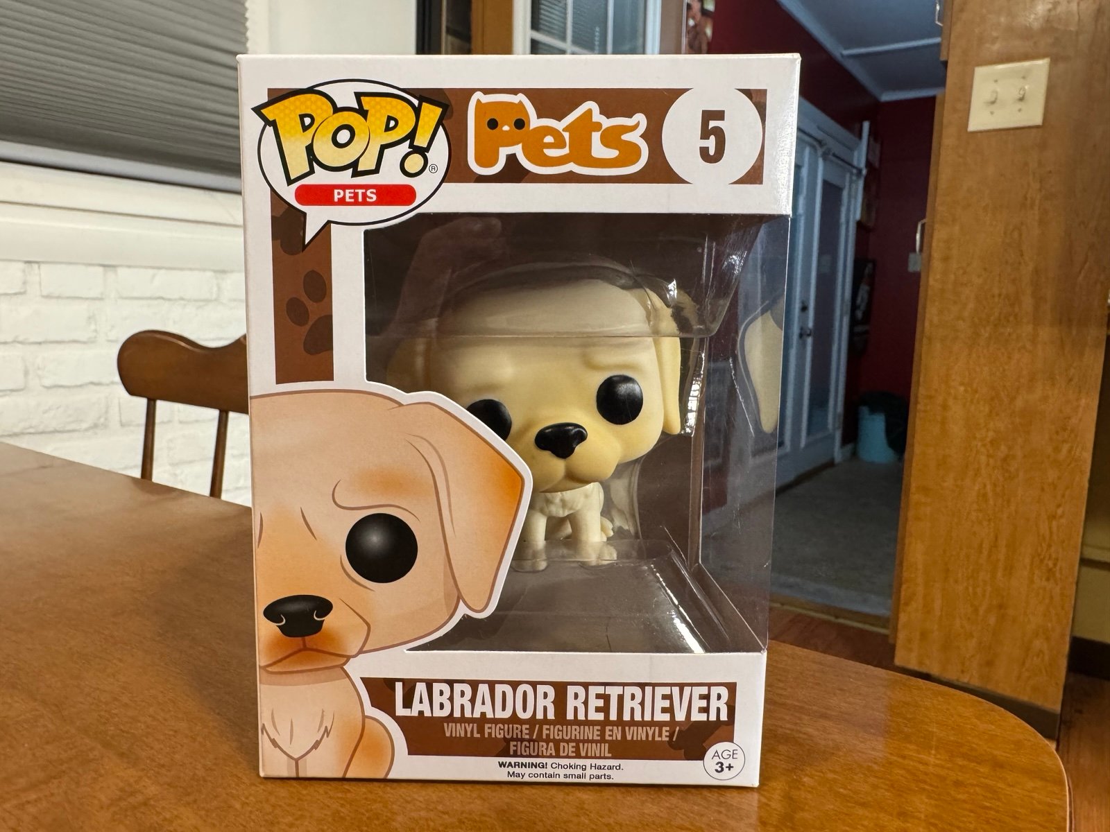 Pets: (Golden) Labrador Retriever Funko Pop #5 Near-Mint W/Plastic Protector!!