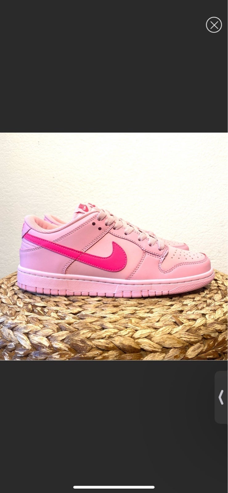 Nike dunk low triple pink