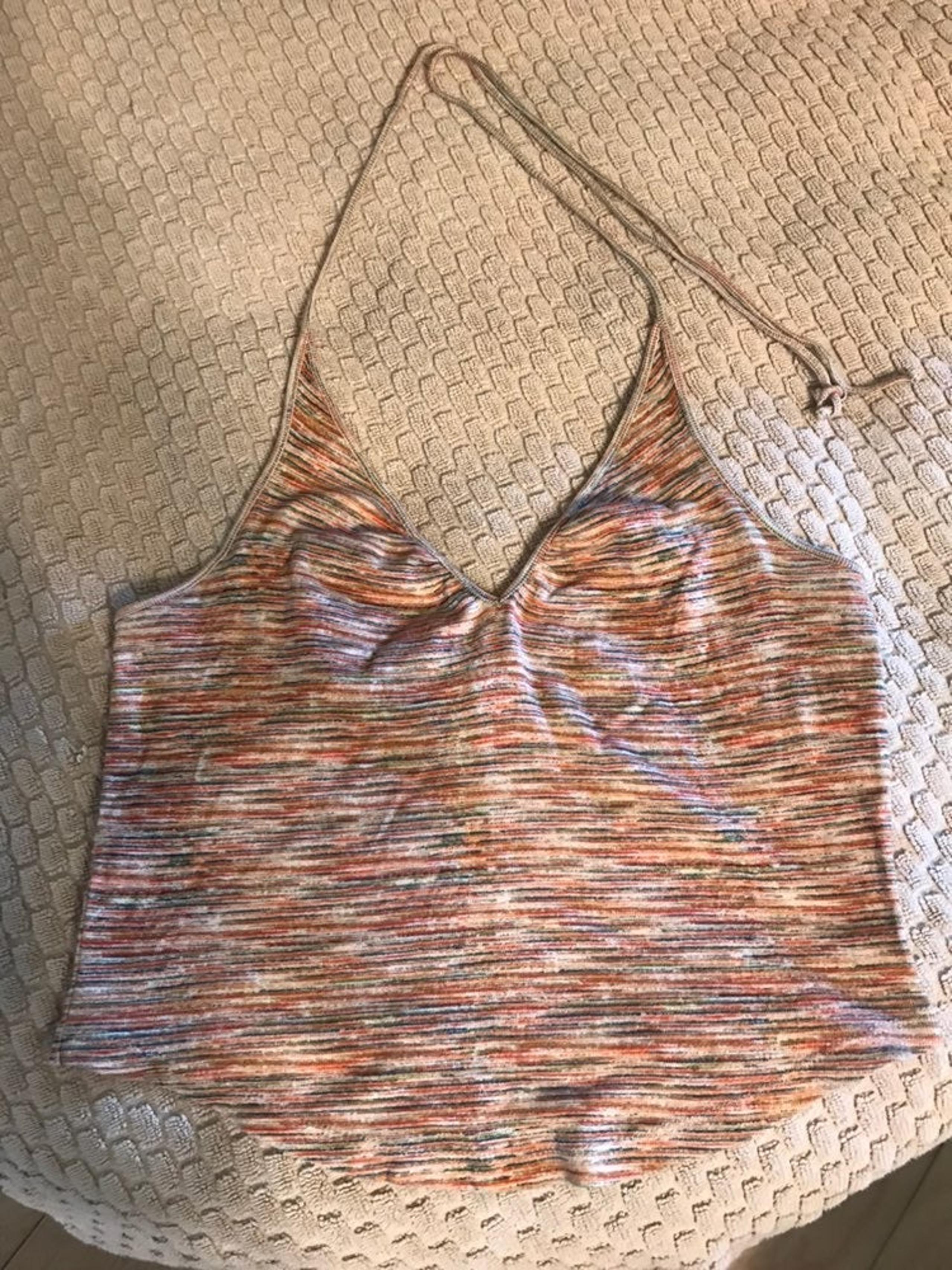 Calvin Klein cropped halter top