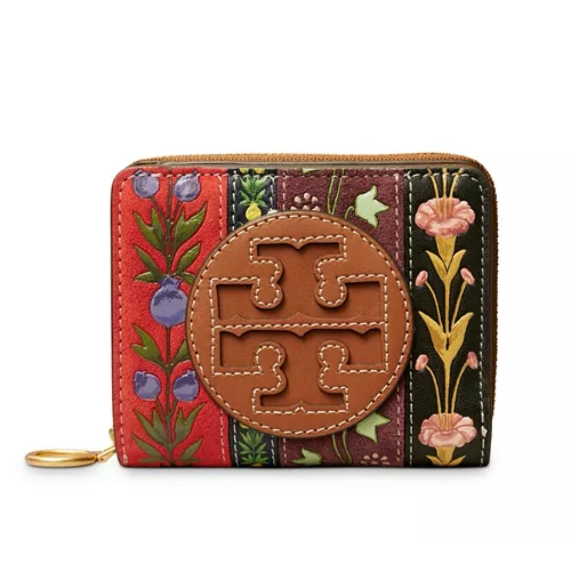 Tory Burch Perry Bombé Ribbon Patchwork Bi-Fold Wallet 【RARE】