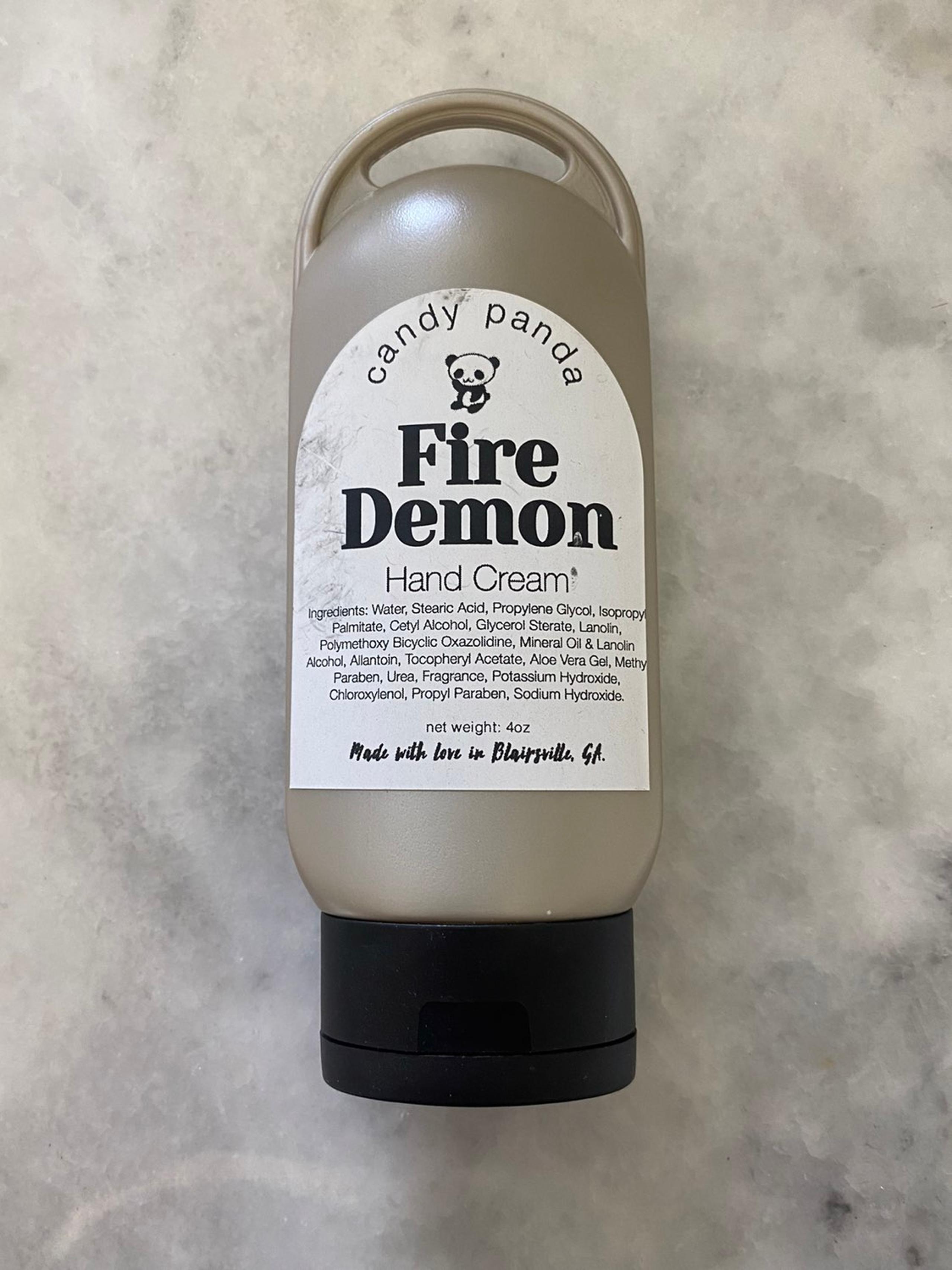 Candy Panda Fire Demon 4 oz Hand Cream