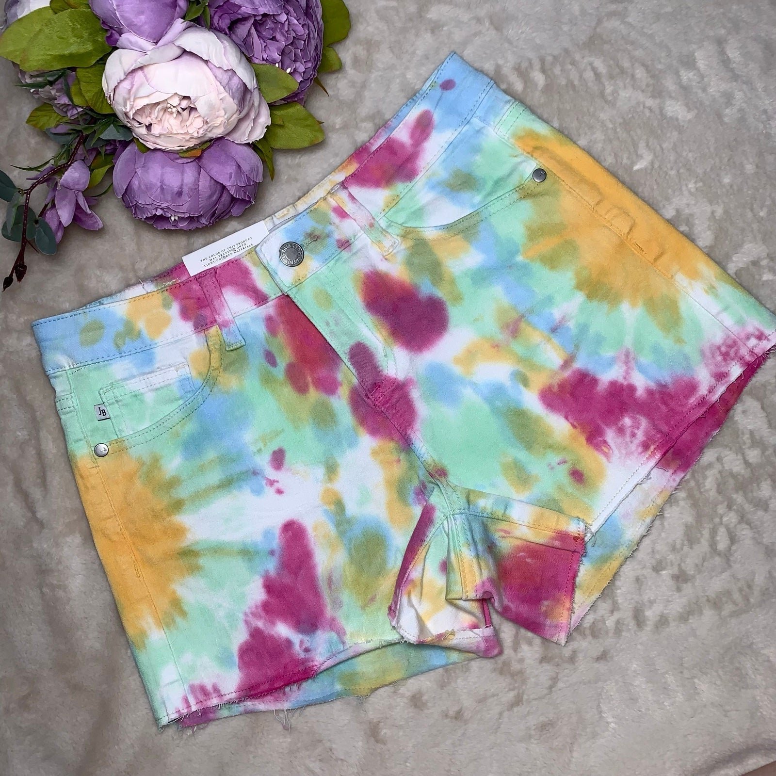 NWT Judy Blue Tie Dye Jean Shorts