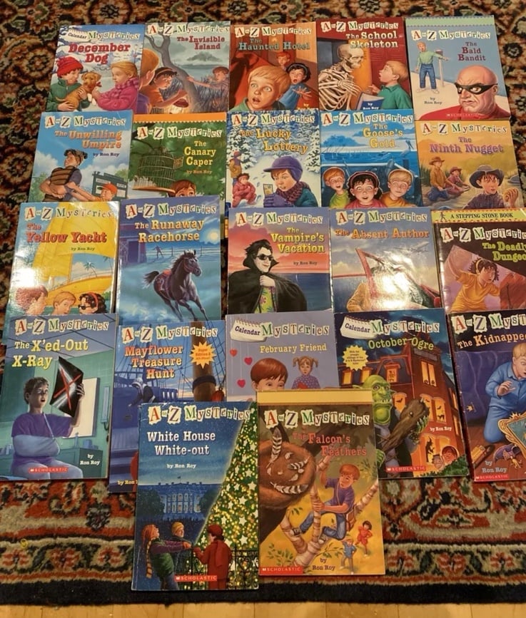 Lot of A to Z Mysteries Books Books #3 Lot Of 22 Books School Chapter