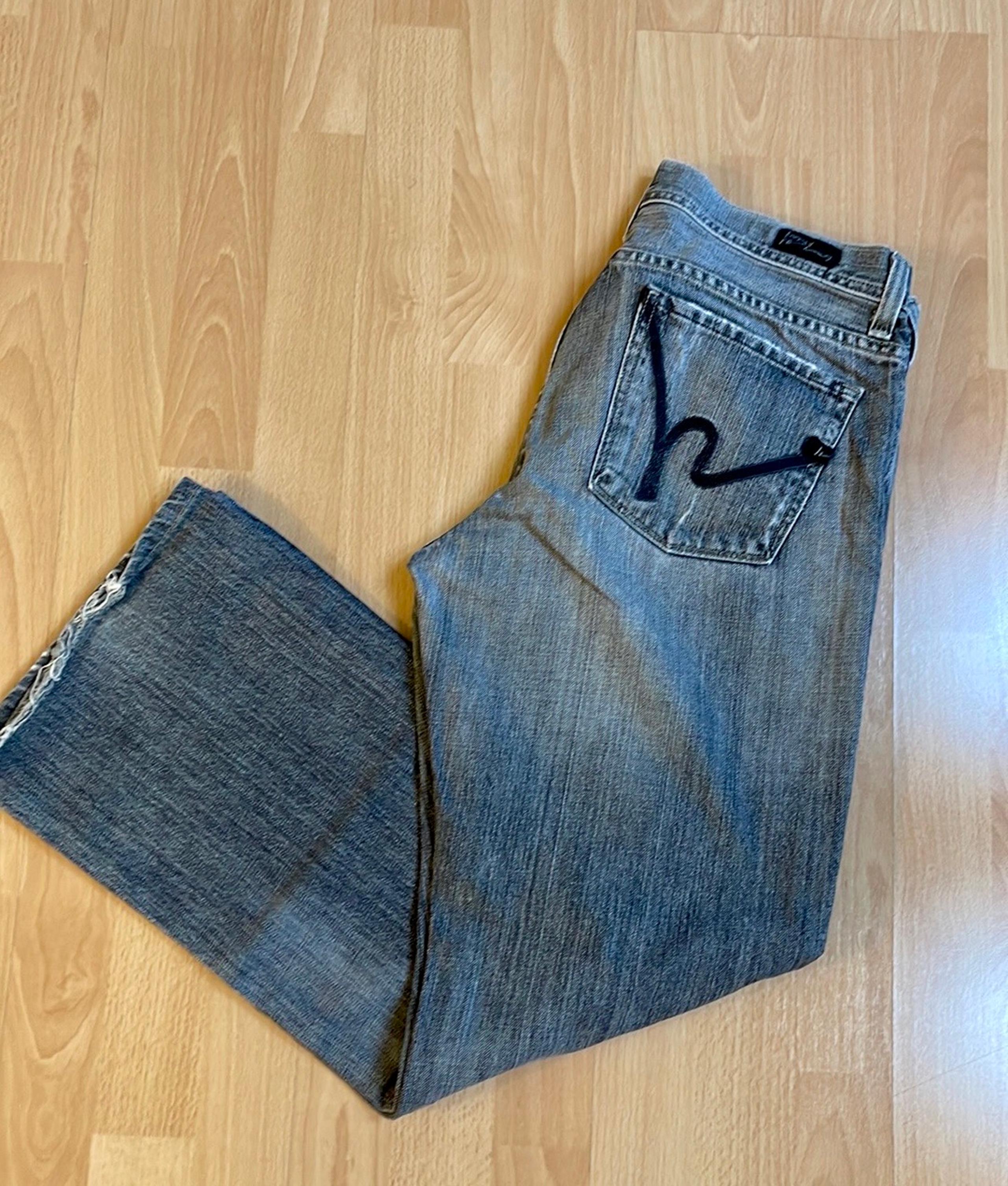 Citizens of Humanity “Evan” men’s gray distressed relaxed jeans size 33