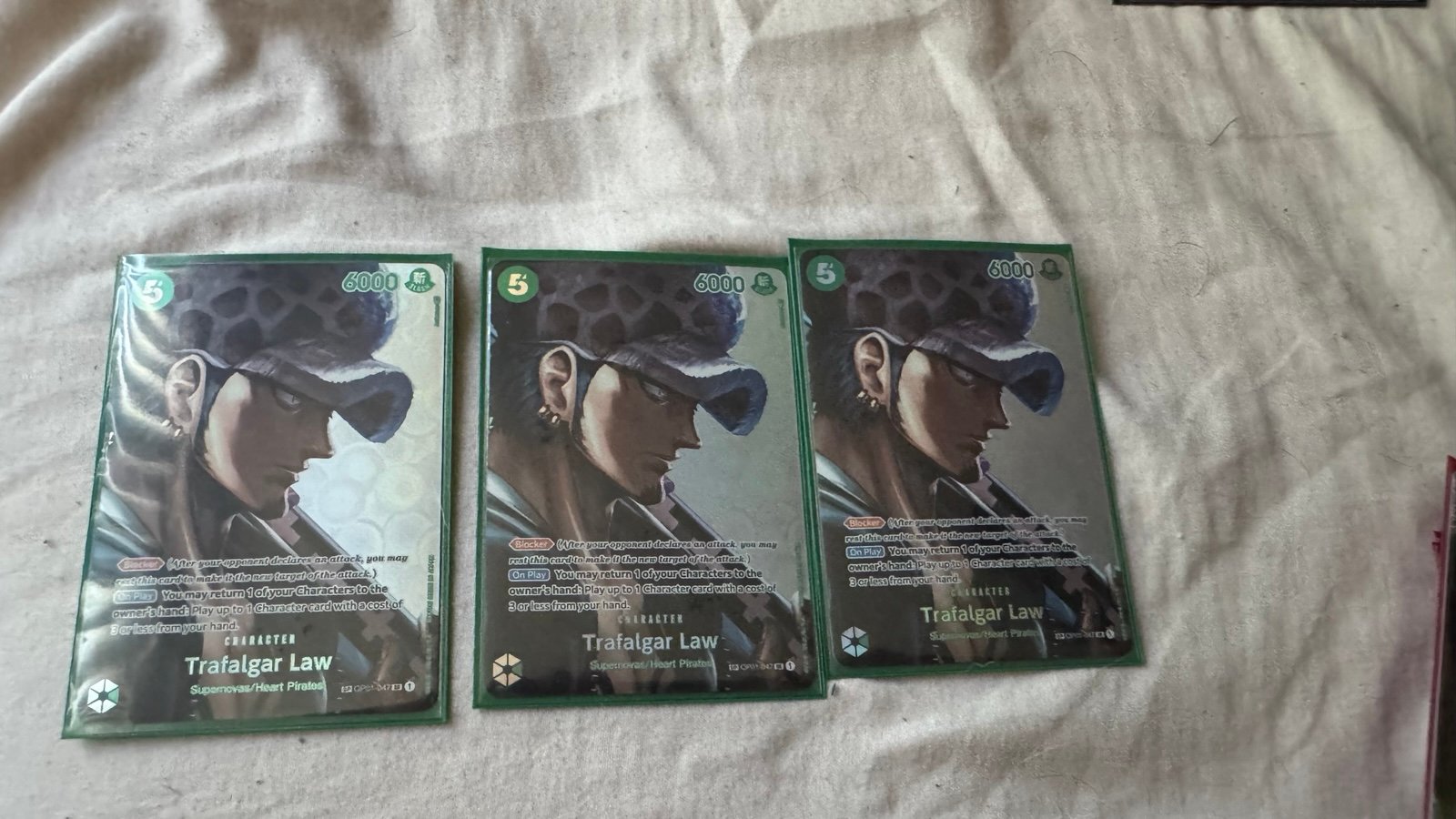 Trafalgar D. Water Law SR SP (Special Card) OP01-047 lot English