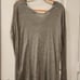 Express Cut-Out Detail Lightweight V-Neck Sweater