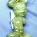 Burmese icy type A jadeite jade pendant.