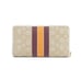 Coach Light Khaki Wine Multi Dempsey Large Phone Wallet NWT C4110