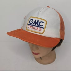 Vintage GMC Trucks Mesh Patch Hat MacGregor General Motors Snapback Cap *Read*