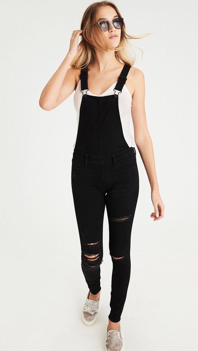 American Eagle Denim X Jegging Overalls