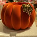 Pumpkin 3-wick candle holder