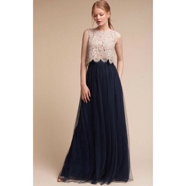 Anthropologie BHLDN Jenny Yoo Louise Tulle Skirt Size 0