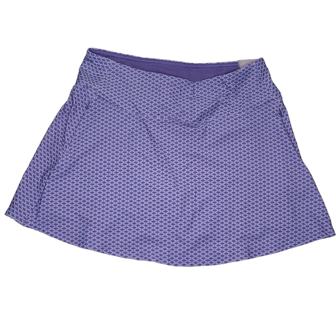 NWT CALIA Golf Eagle high rise skort - purple geometric - XXL / 2xl