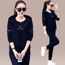 Cashmere sports women's autumn and winter warm and cold thick plus size loose fo