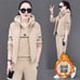 Cashmere sports women's autumn and winter warm and cold thick plus size loose fo