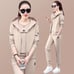 Cashmere sports women's autumn and winter warm and cold thick plus size loose fo