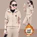 Cashmere sports women's autumn and winter warm and cold thick plus size loose fo
