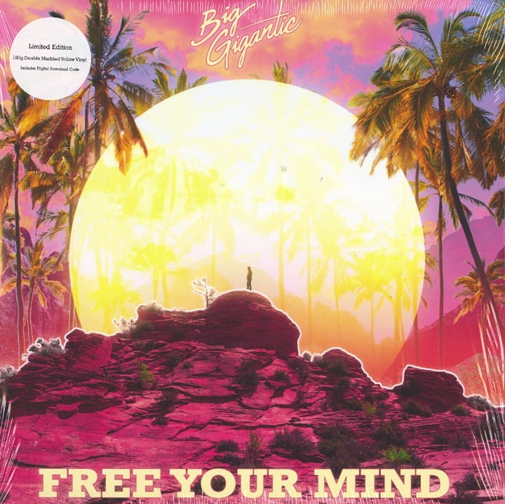 Big Gigantic Free Your Mind Yellow Marble Colored Vinyl Electronic R&B Hip Hop N