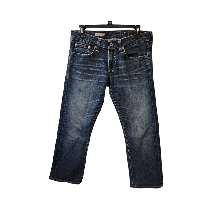 Adriano Goldscmied The Tomboy Crop Blue Jean Denim Capris Size 29 Low Rise