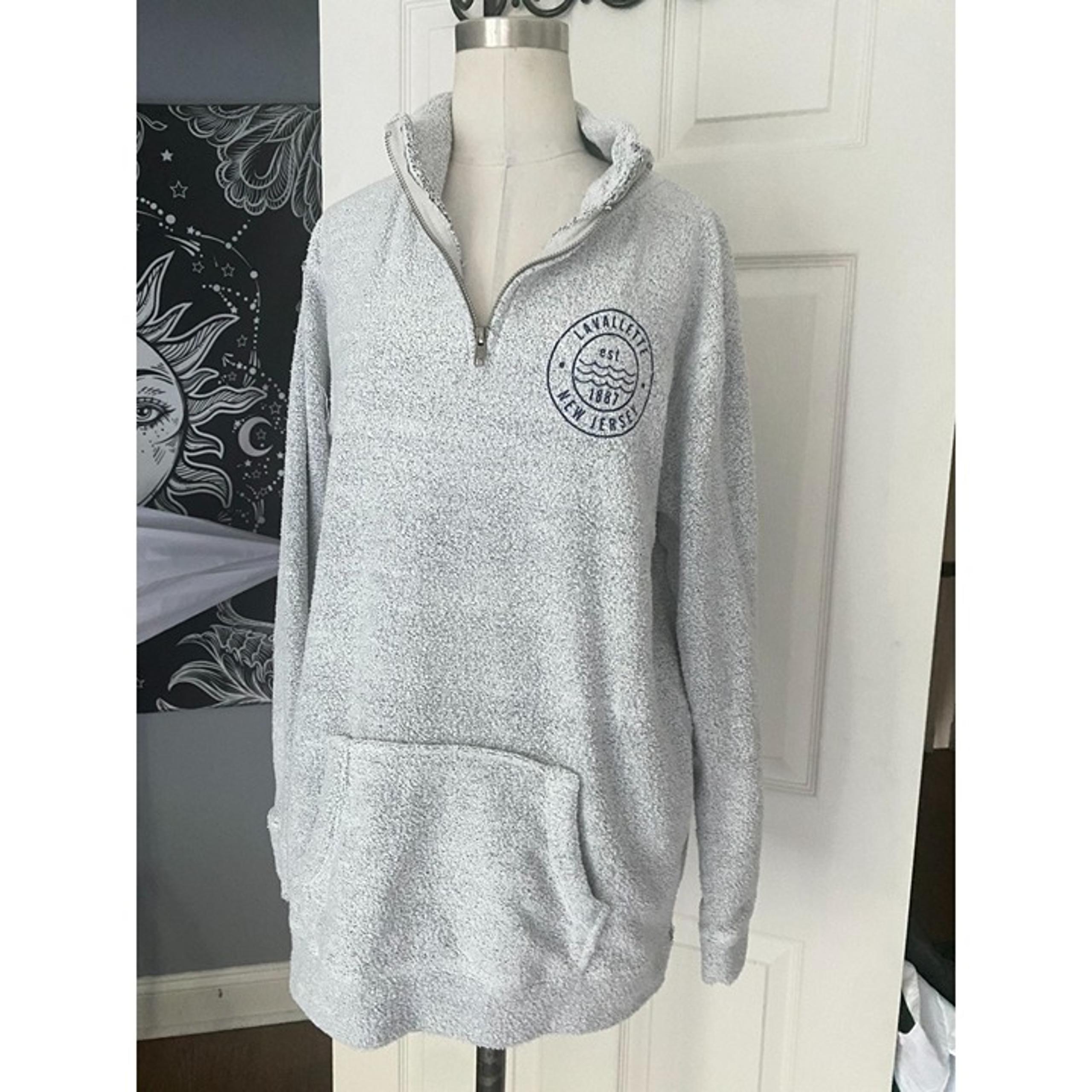 Ocean Drive L/S quarter zip Lavallette NJ  MEDIUM