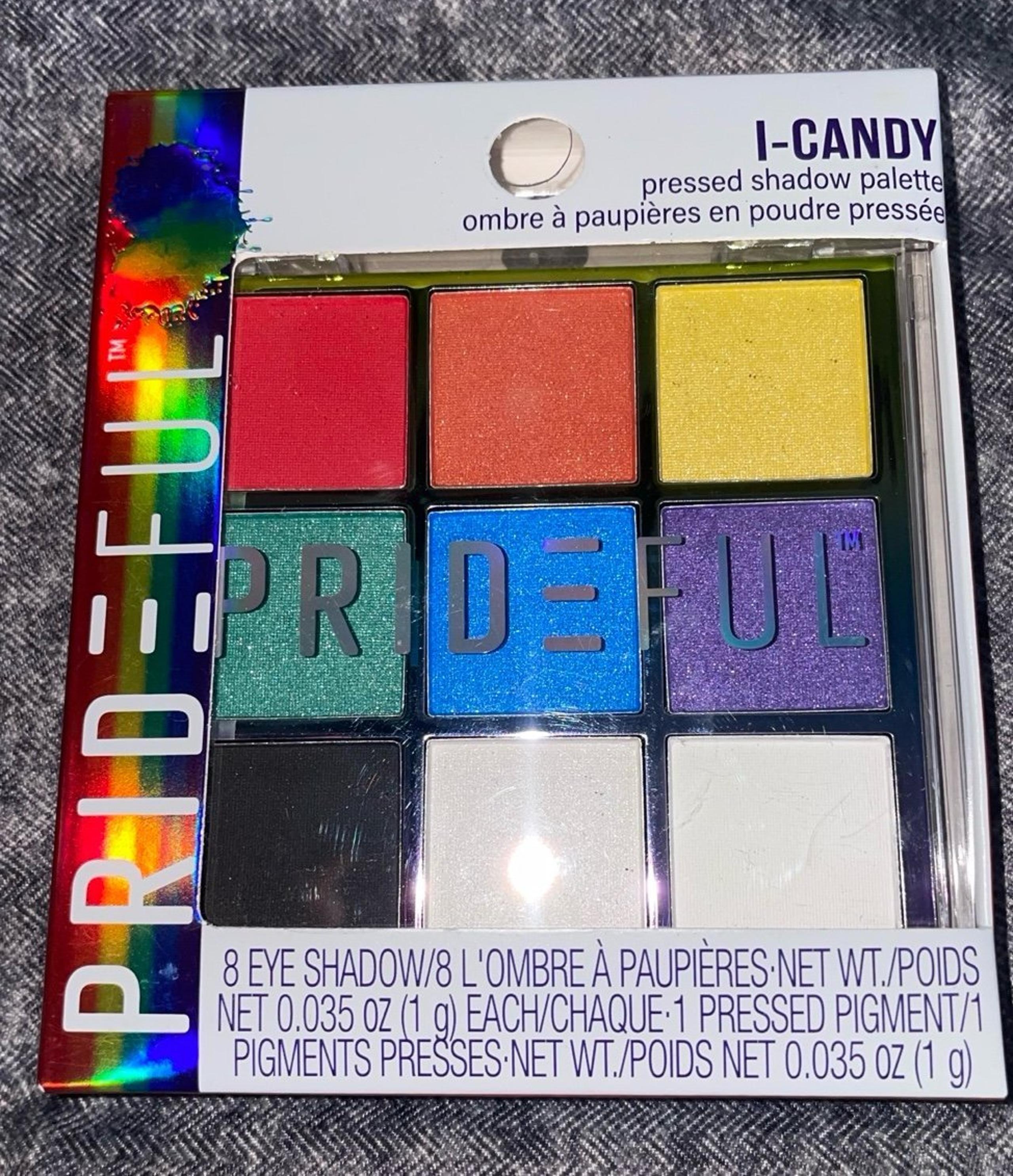 Prideful I-Candy 8 Shade Eyeshadow Palette - ICANDY